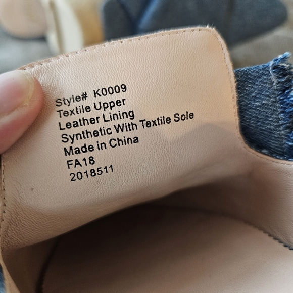 J. Crew Pointed-Toe Slides In Denim - Picture 7 of 7